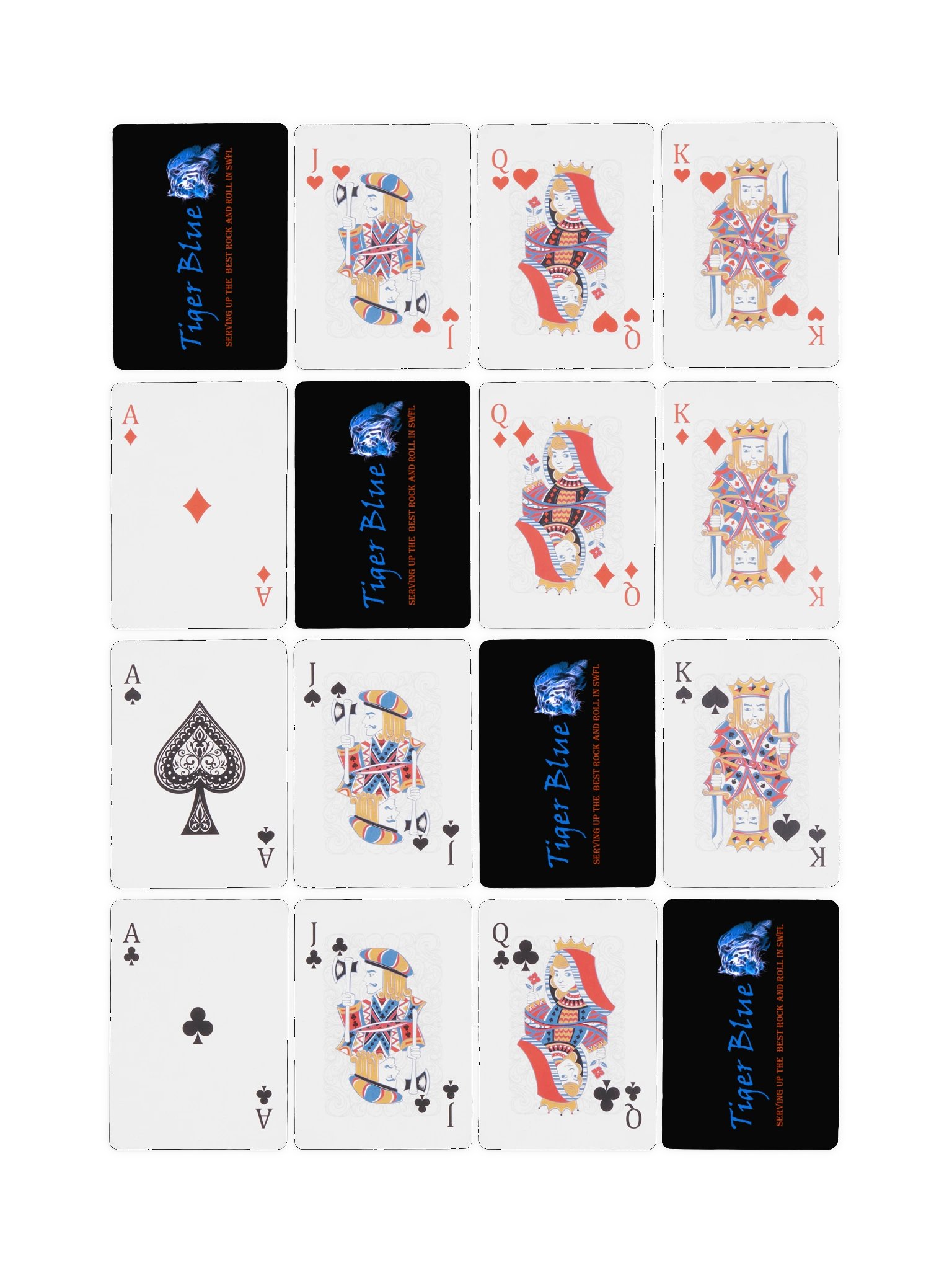 TIGER BLUE PLAYING CARDS product image (5)