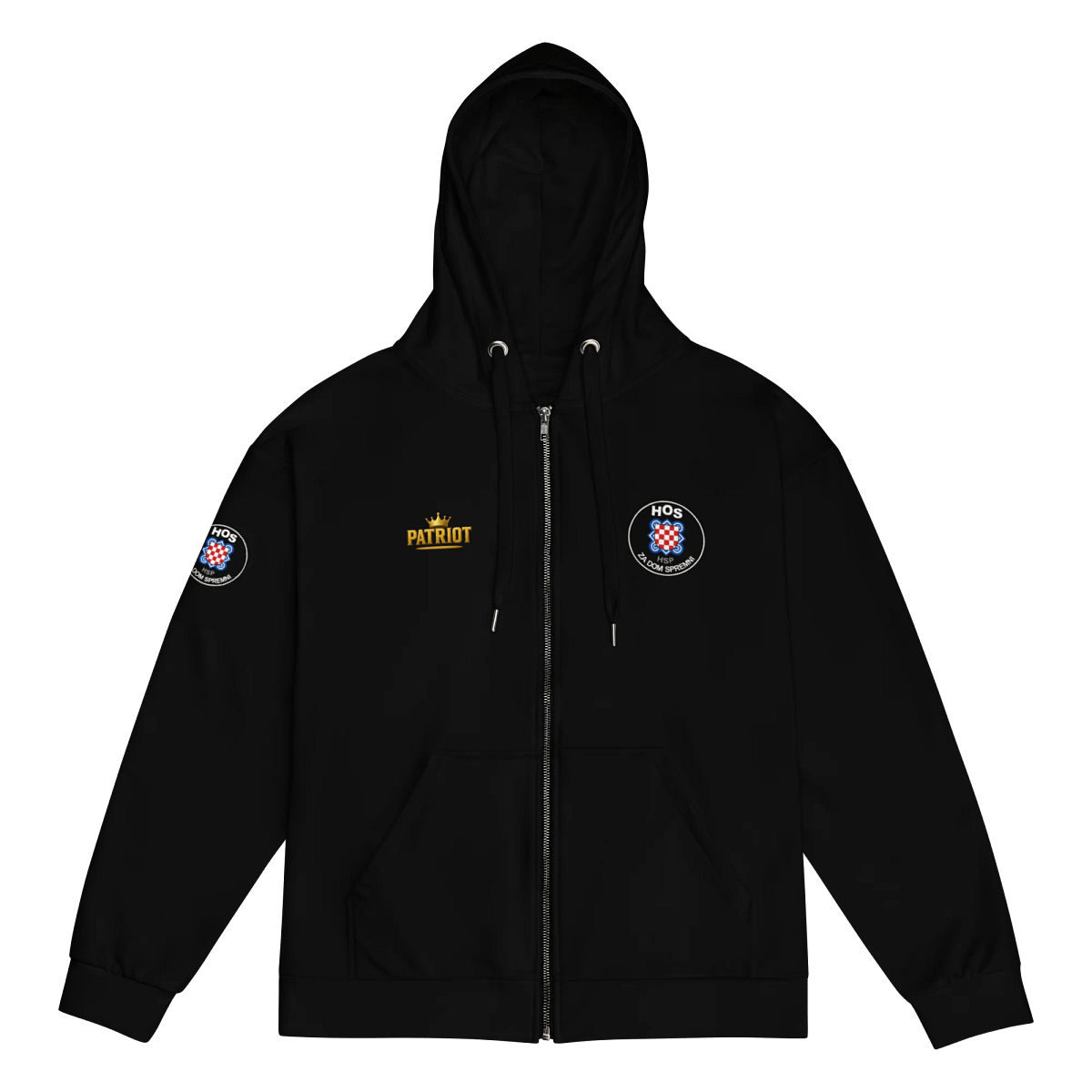 Royal Patriot Hos Emblem Zip Hoodie | PATRIOT NEDO SHOP