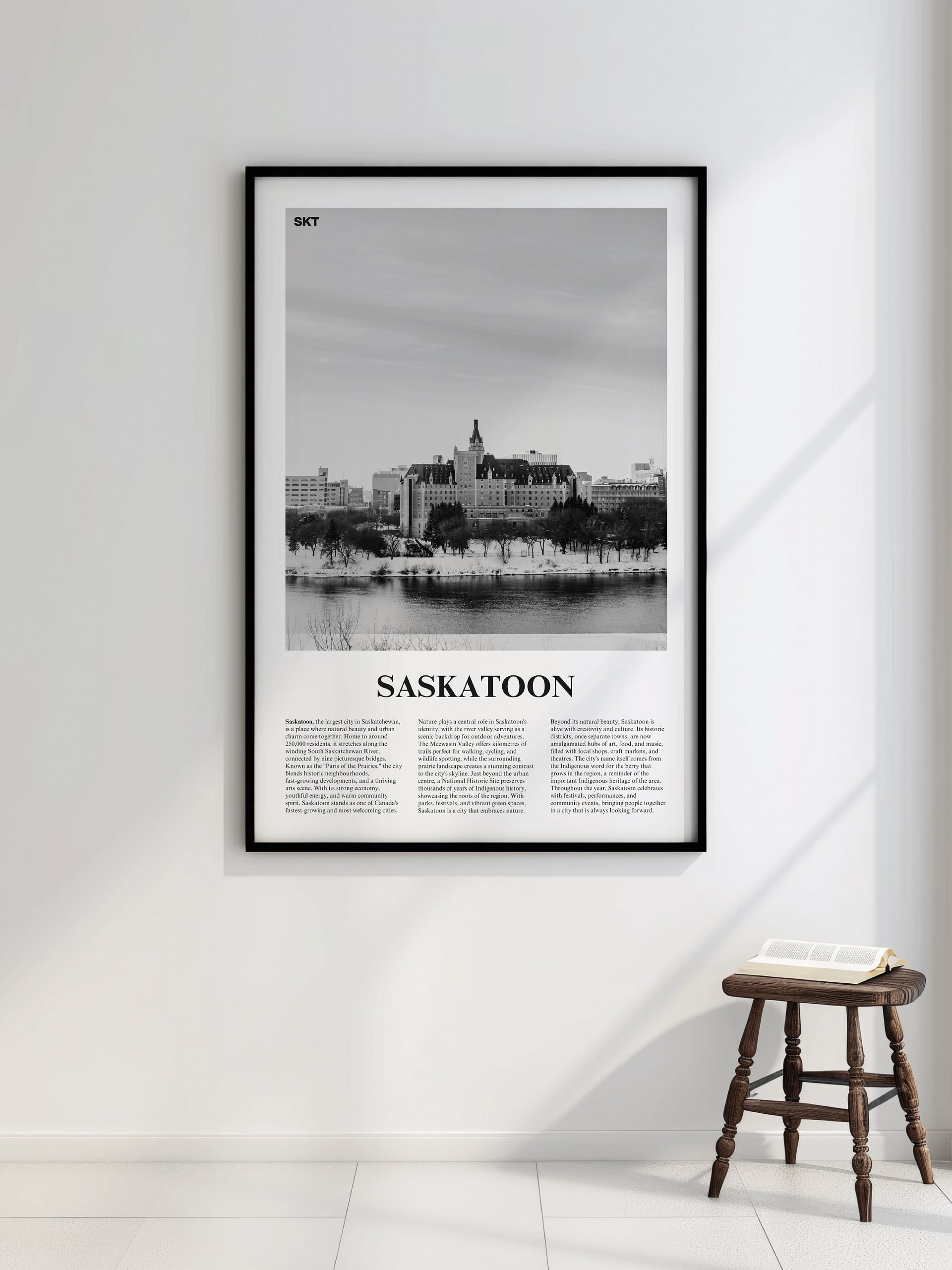 Saskatoon 01 Newspaper Poster | Framed product image (12)