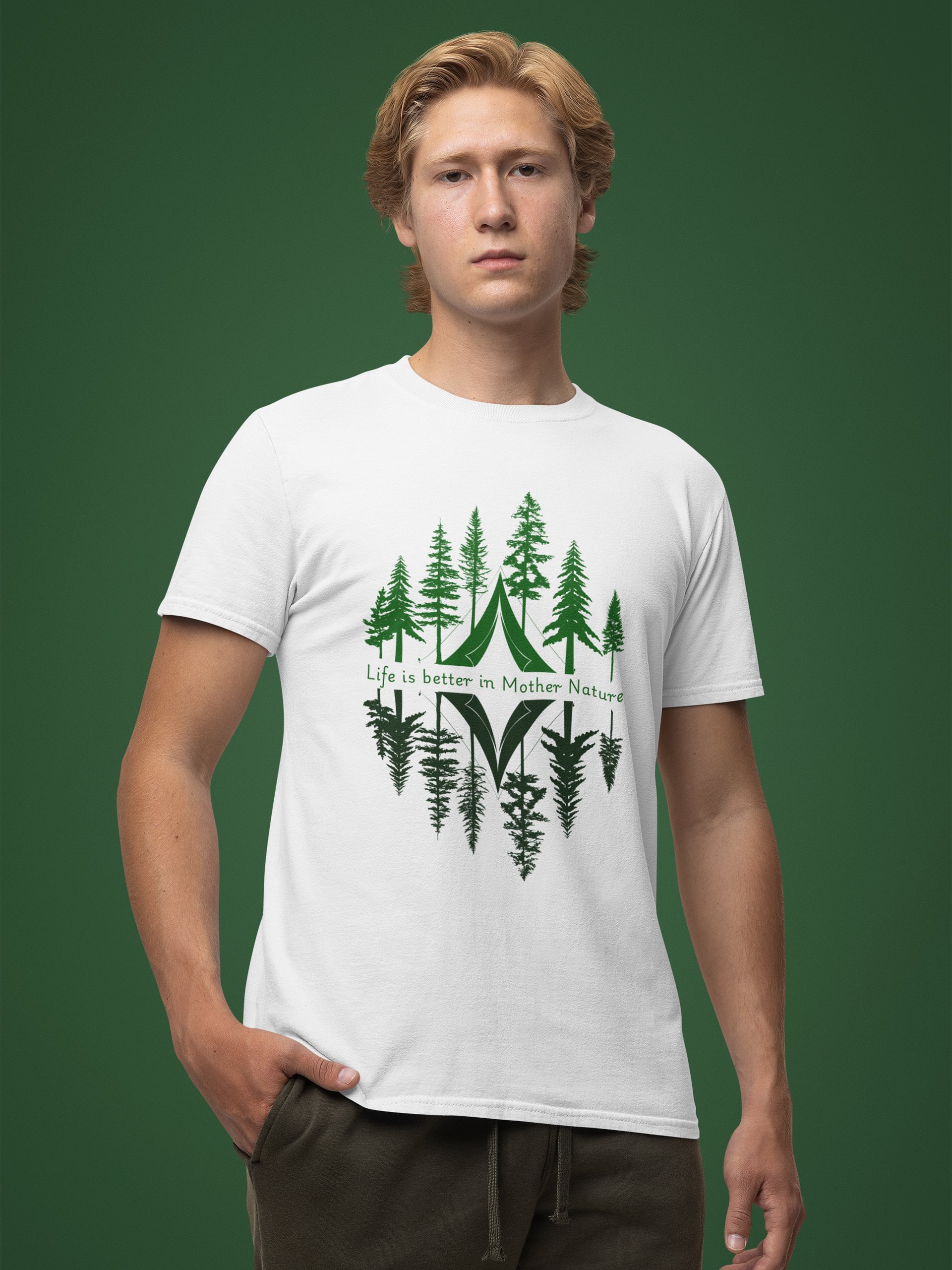 Life is better in Mother Nature T-Shirt ( Side -Sunshine Morning- ) product image (4)