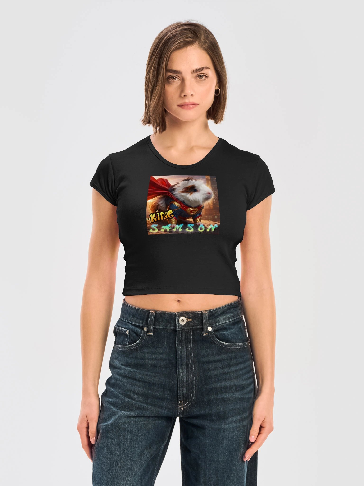King Samson Super Guinea Pig Crop Top product image (3)