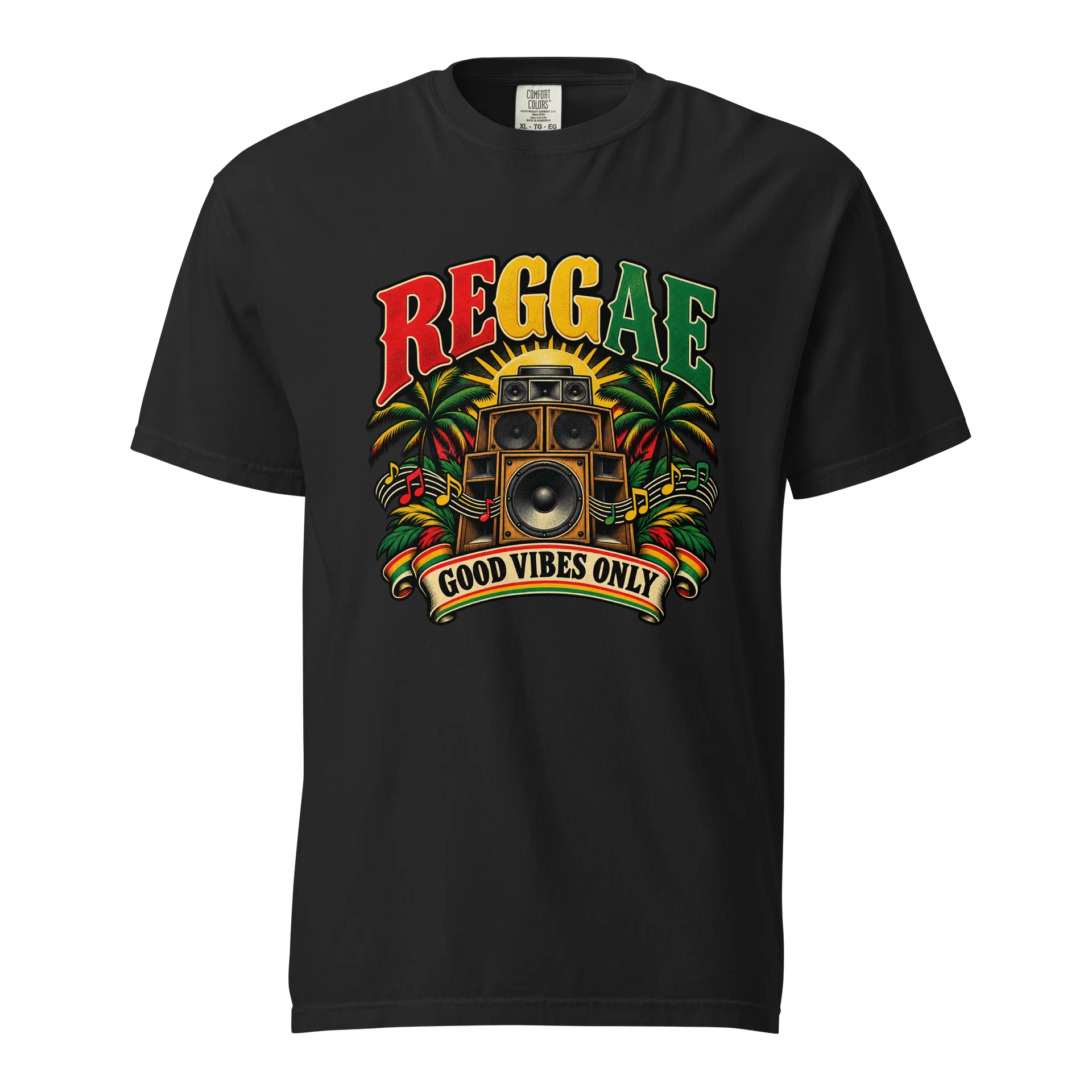 Reggae Good Vibes Vintage Speaker Tee product image (1)