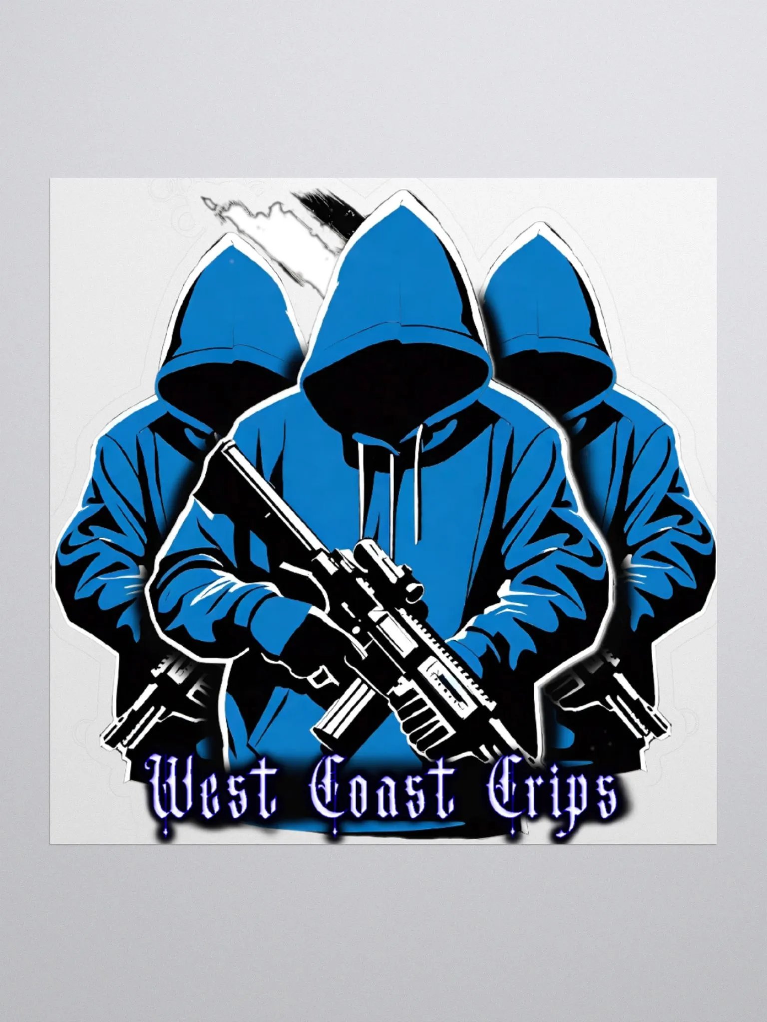 West Coast Crips Stickers product image (1)