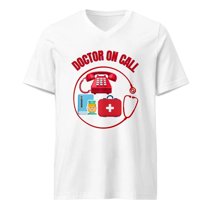 Doctor On Call V-Neck Tee product image (5)