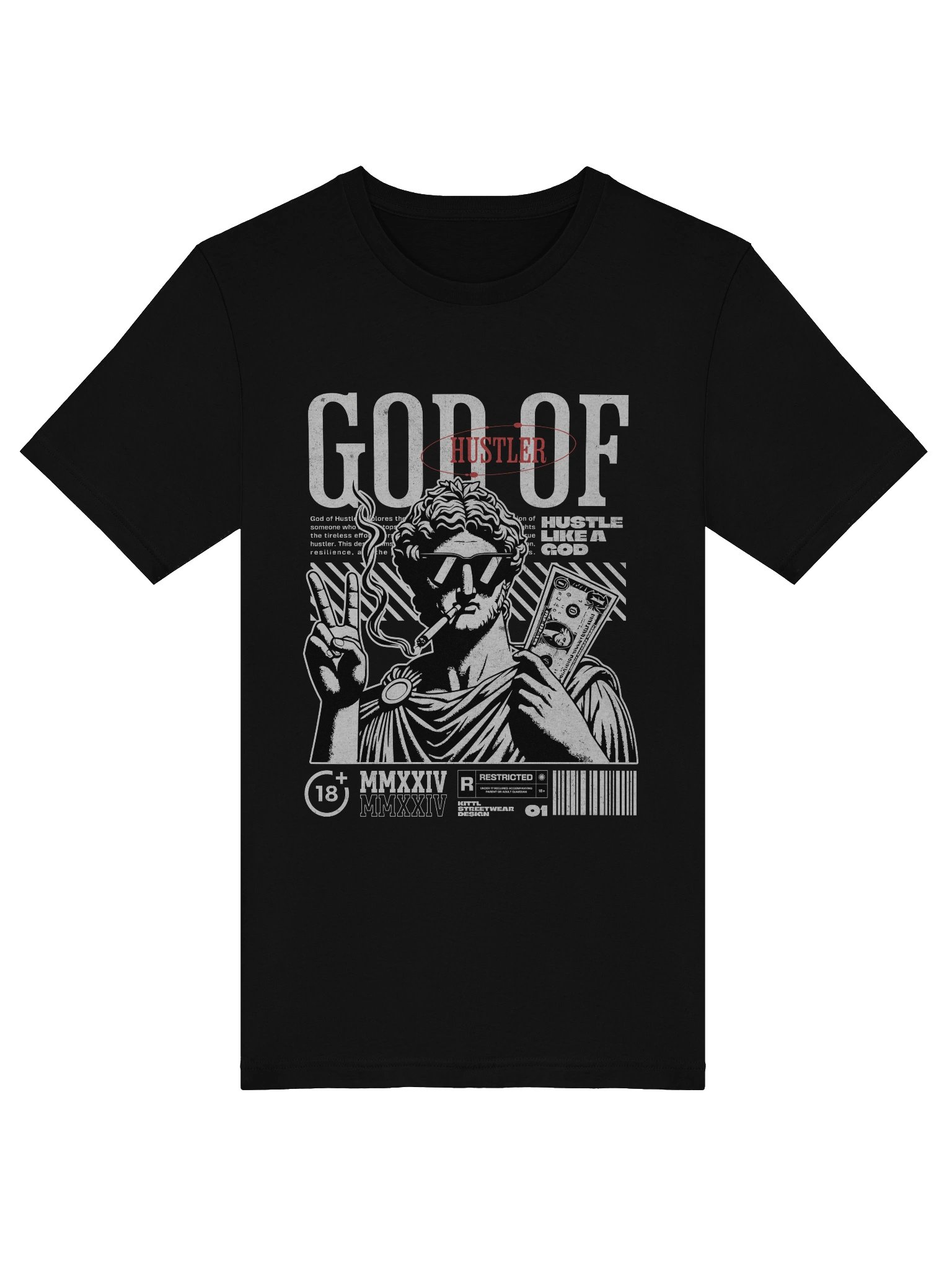 Hustler Statue Vintage Tee product image (5)