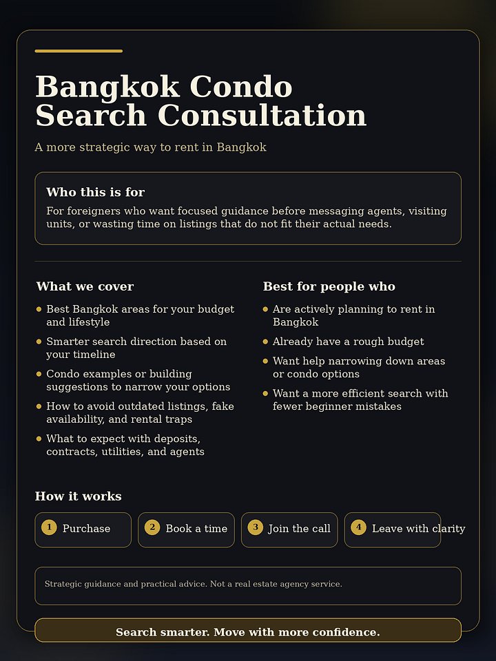 Bangkok Condo Search Consultation product image (1)