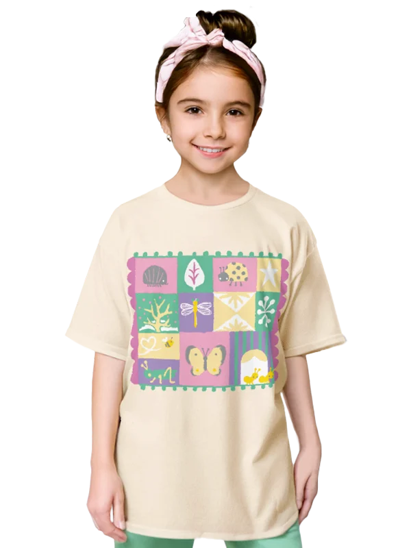 YOUTH ユース | Tiny Friends Around the World Tee | XS-XL | 140cm-175cm product image (1)