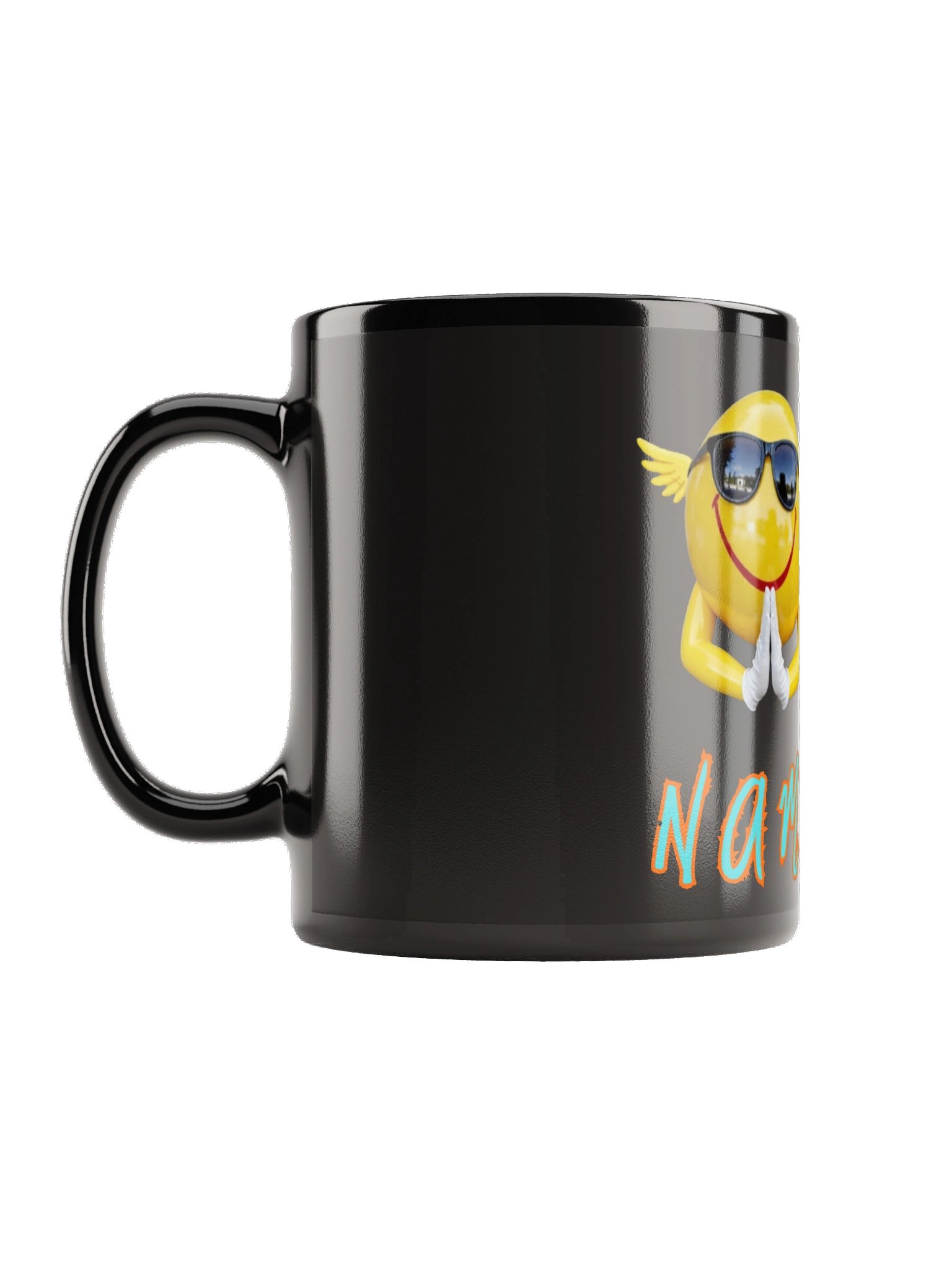 Namaste Smiley Glossy Mug product image (1)