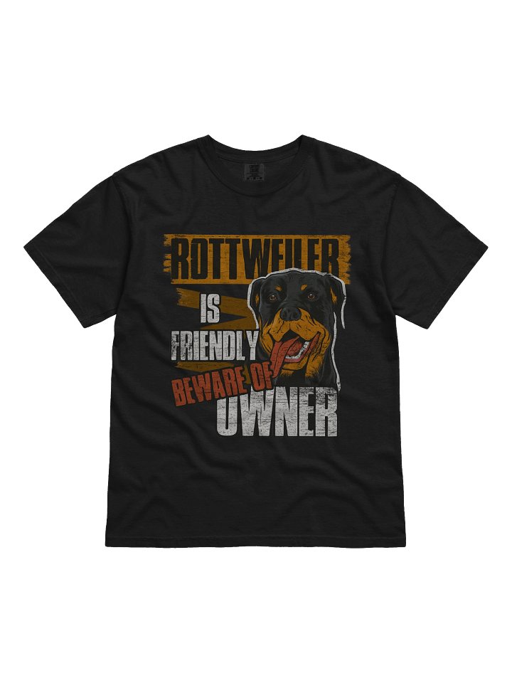 Beware of Owner Rottweiler Tee product image (1)