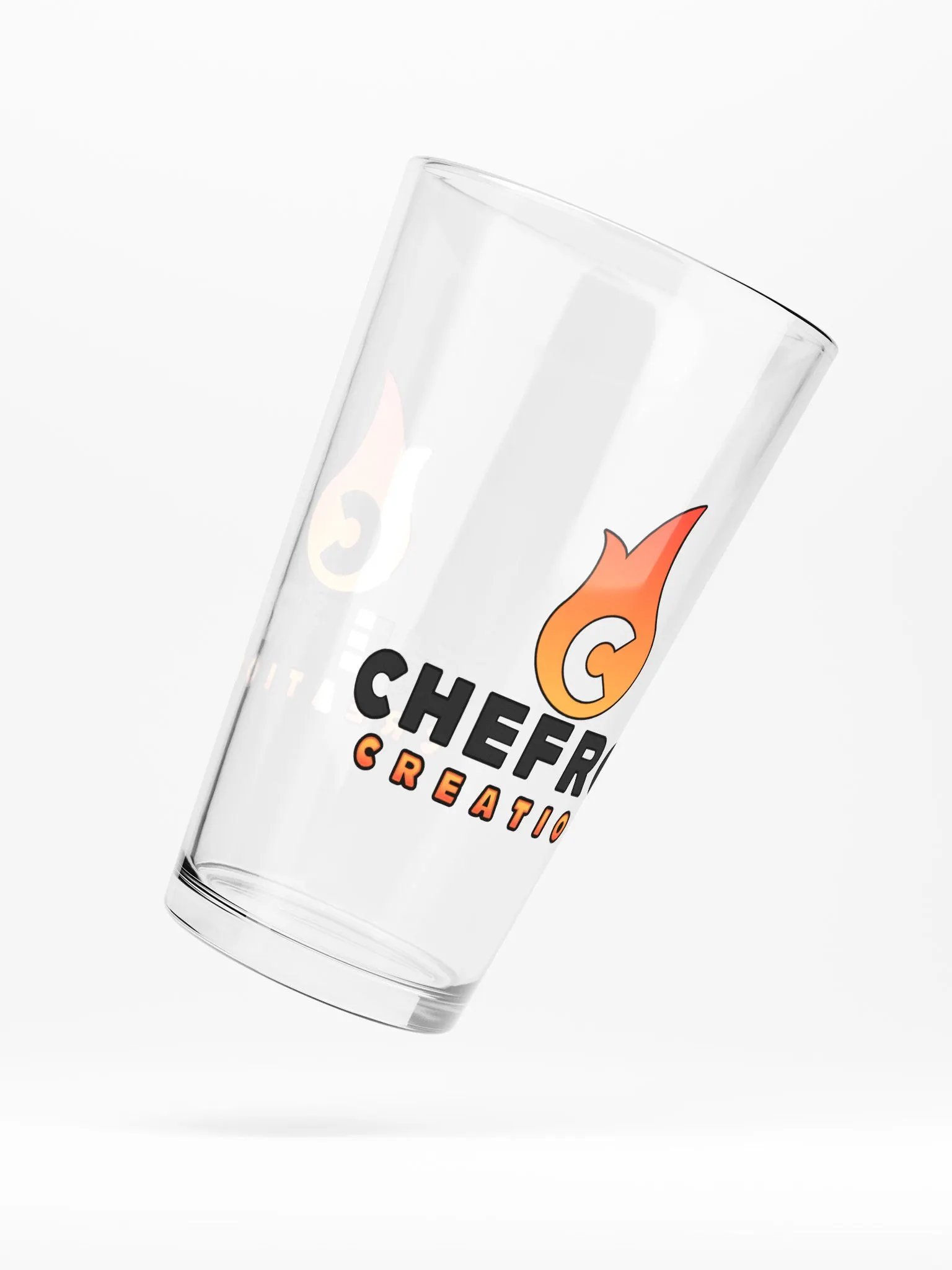 Logo V2 Pint Glass product image (5)