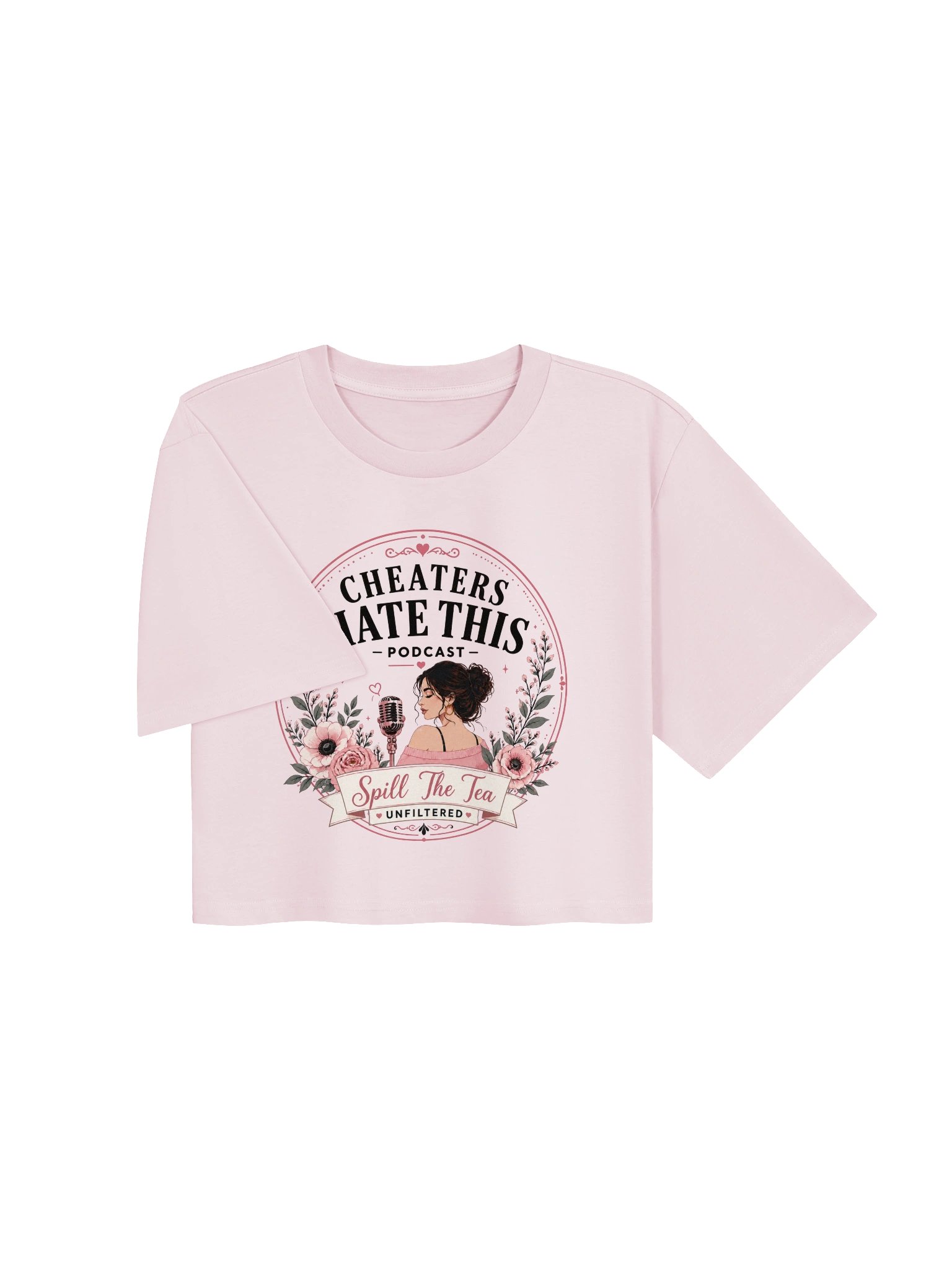 Cheaters Hate This Podcast Crop Tee product image (7)
