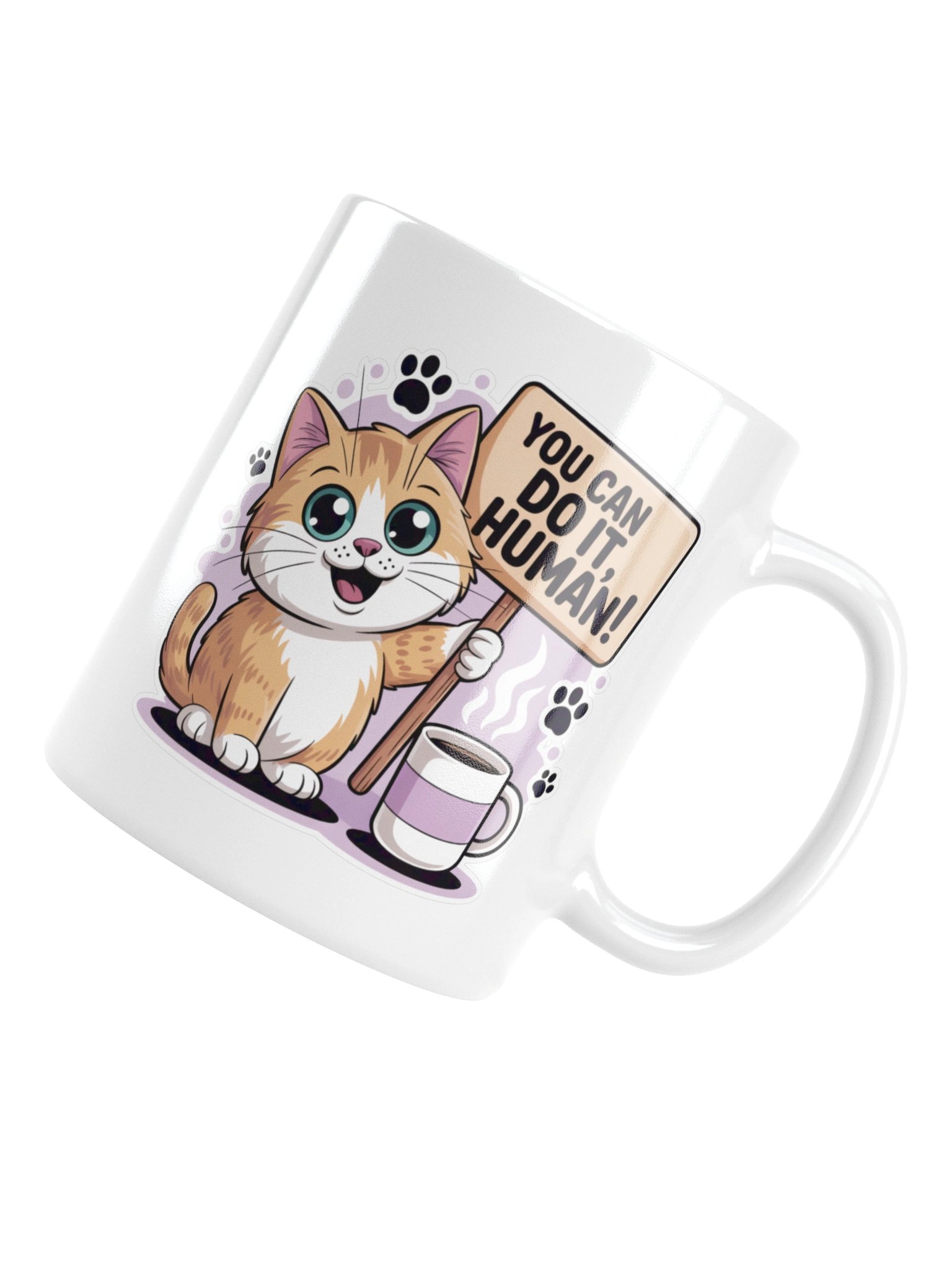 Meowtivation Inside Cat Coffee Mug – Uplifting Cat Lover Gift product image (17)