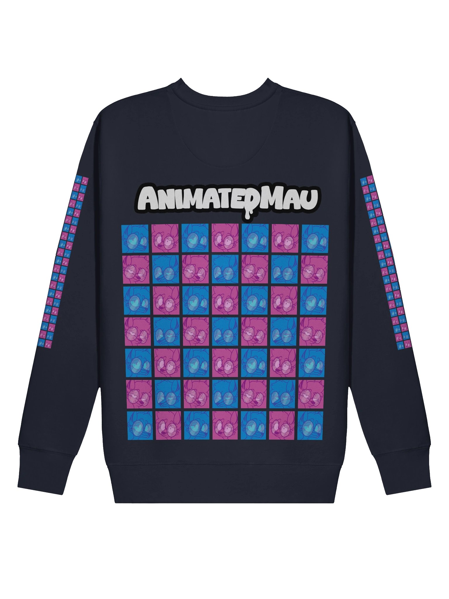 4 Moods Wolf Sweater 🐺💙💜 product image (6)