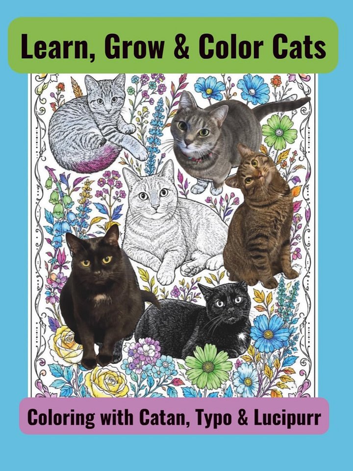 Learn, Grow & Color Cats product image (1)