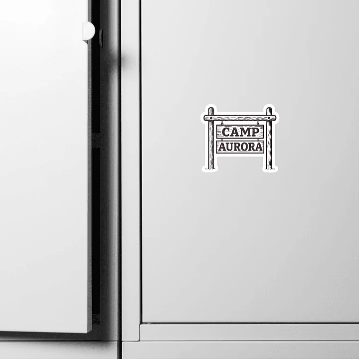 Camp Aurora Vinyl Window Decal product image (2)