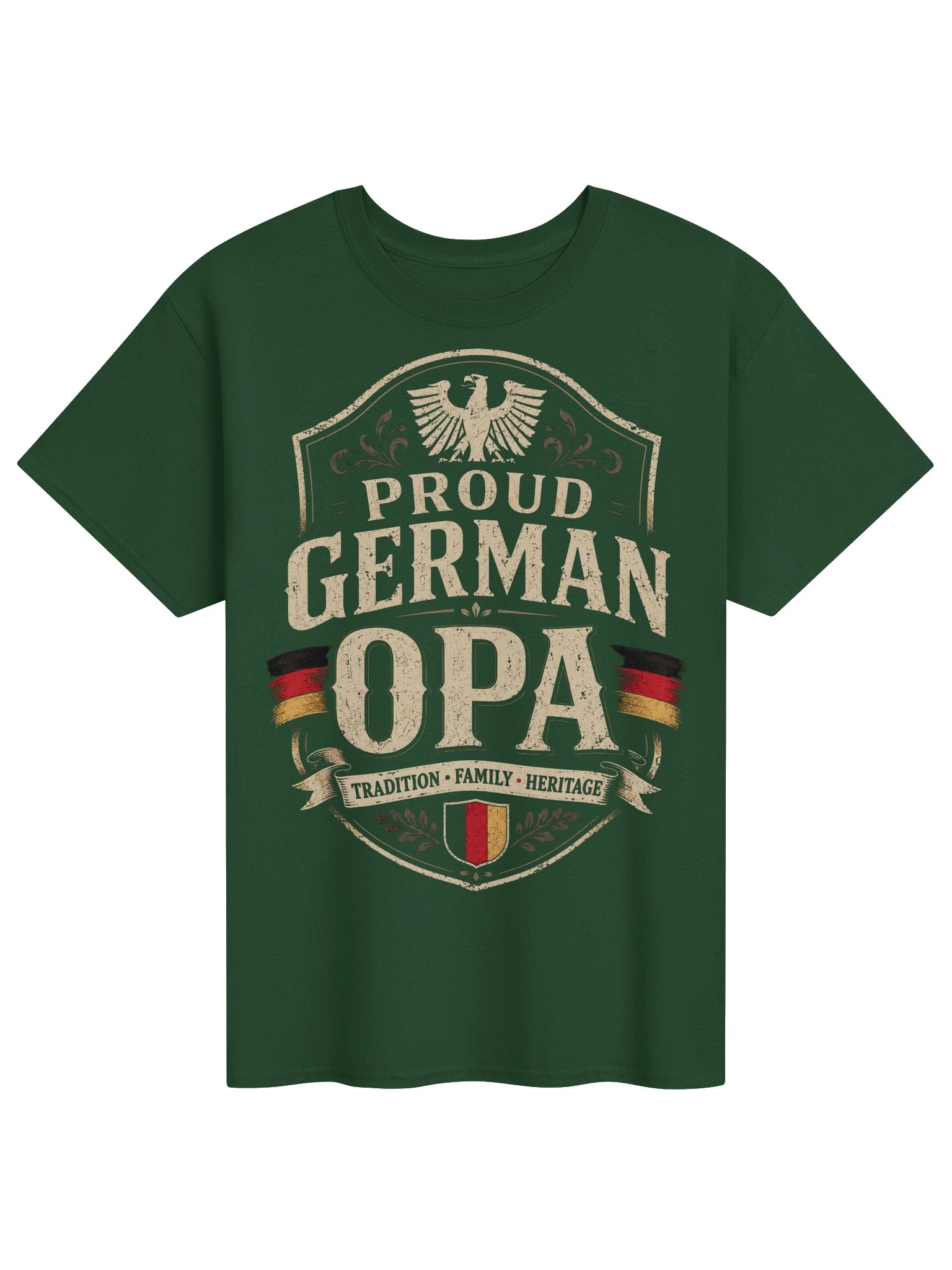 Proud German Opa Vintage Eagle Tee product image (31)
