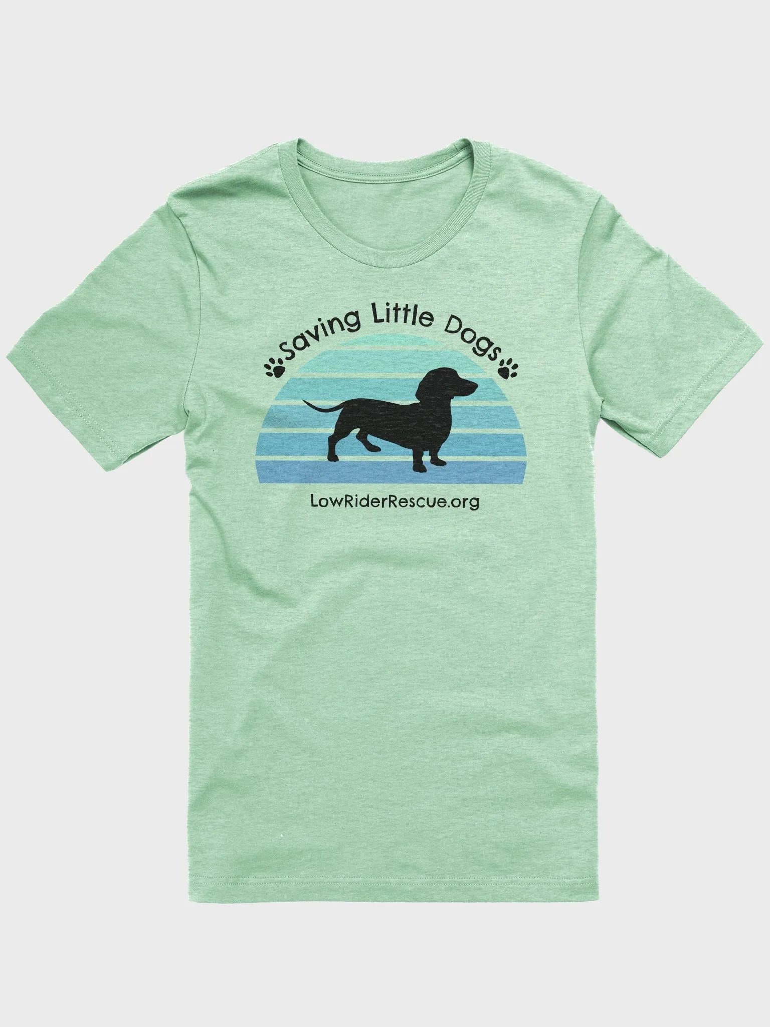 Sunset Rainbow Low Rider Dachshund Rescue T 5 product image (3)