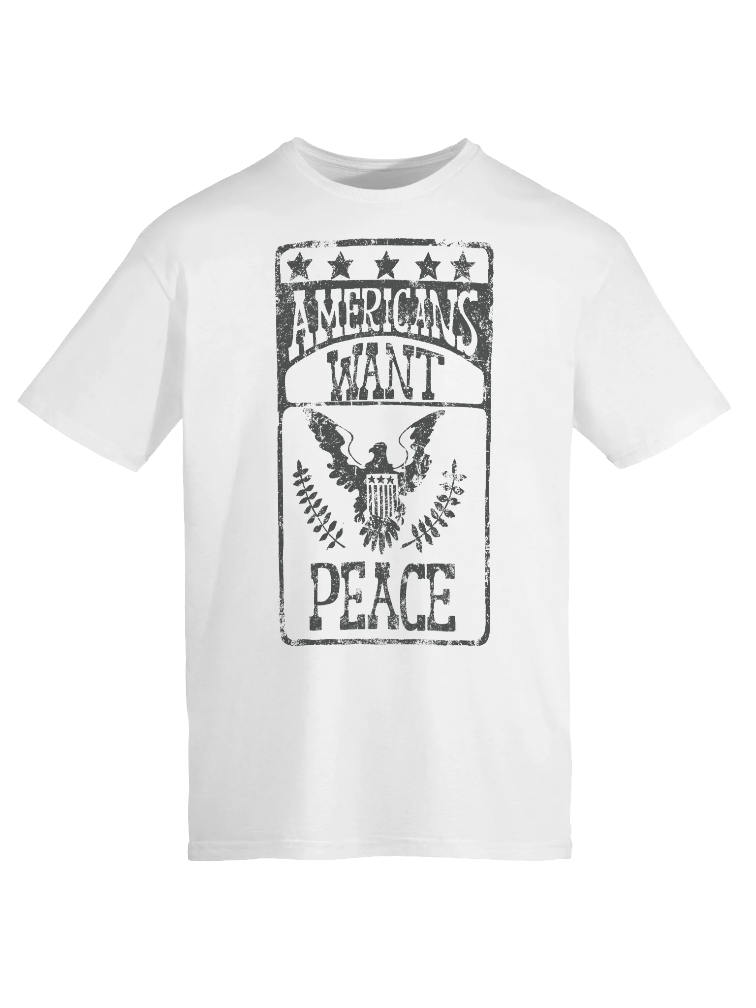 Americans Want Peace Unisex Gildan 64000 T-Shirt product image (9)