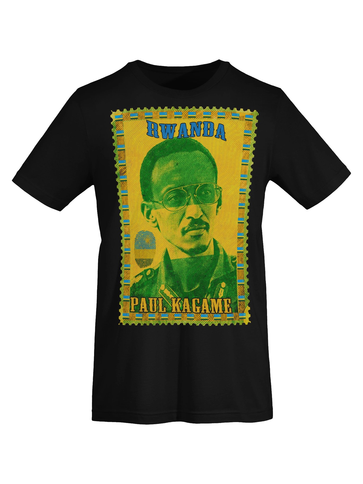 Vintage Postage Stamp of Paul Kagame Rwanda T-Shirt product image (45)