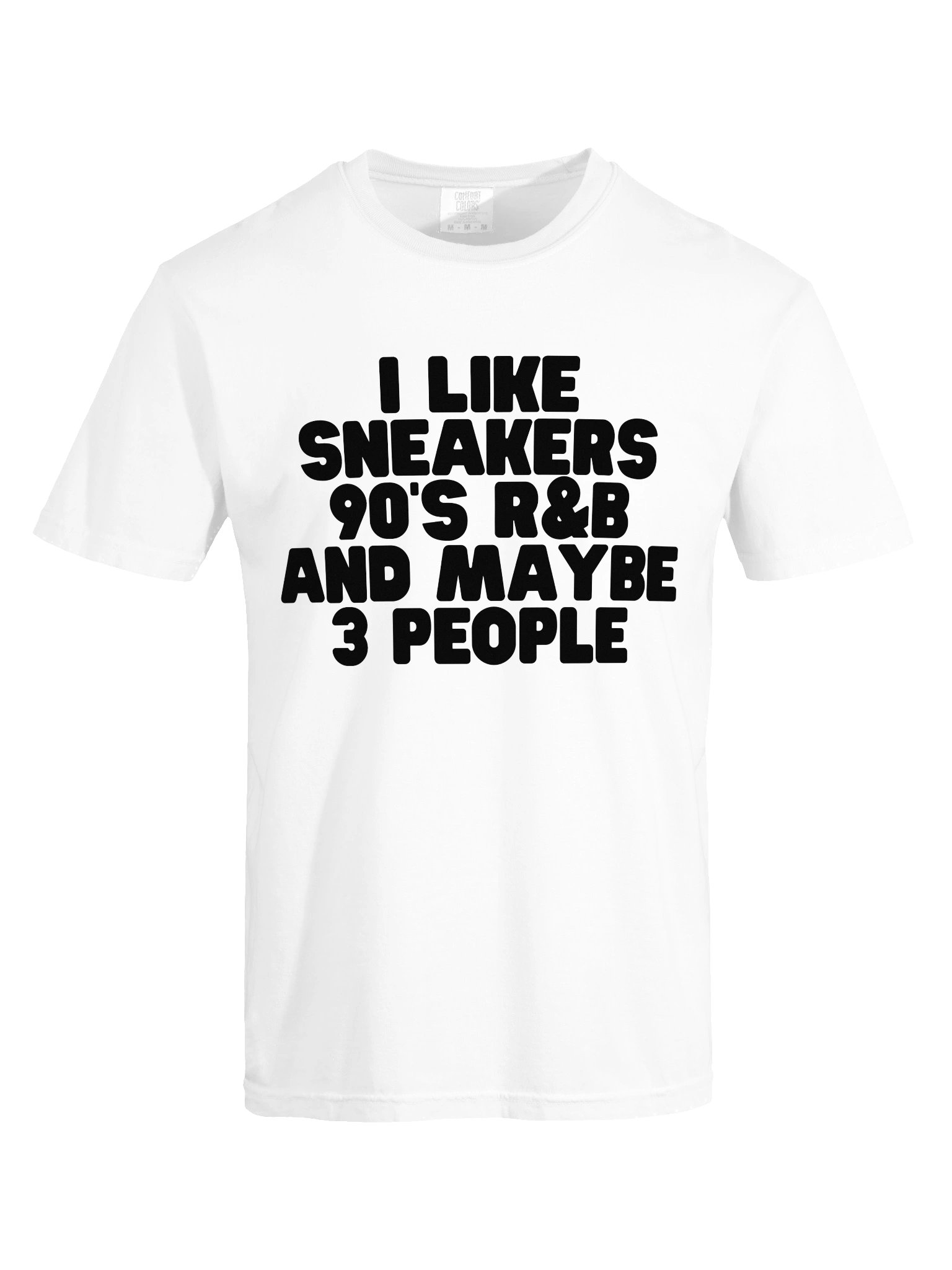 Sneakers, 90s R&B, 3 People (Dark Font) product image (2)