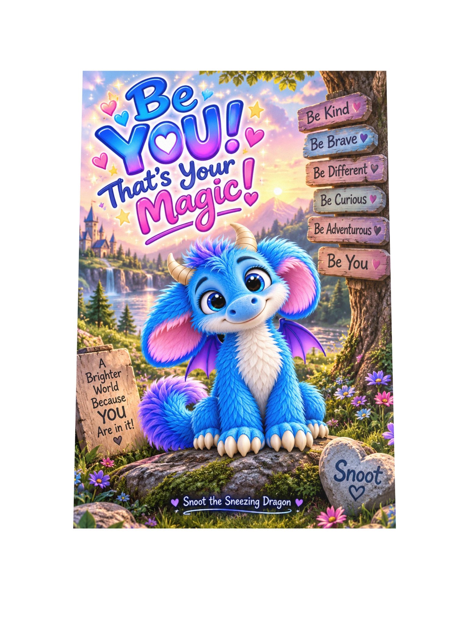 Snoot “Be YOU! That’s Your Magic!” 12×18 Wall Art Poster product image (1)