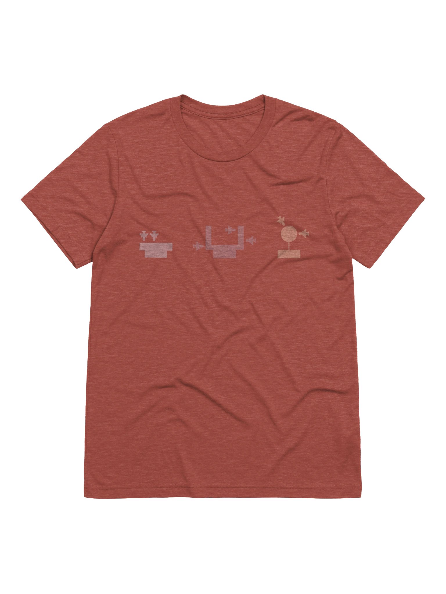 Terminal Layouts T-Shirt - Red (Lightweight Fabric Blend) product image (1)