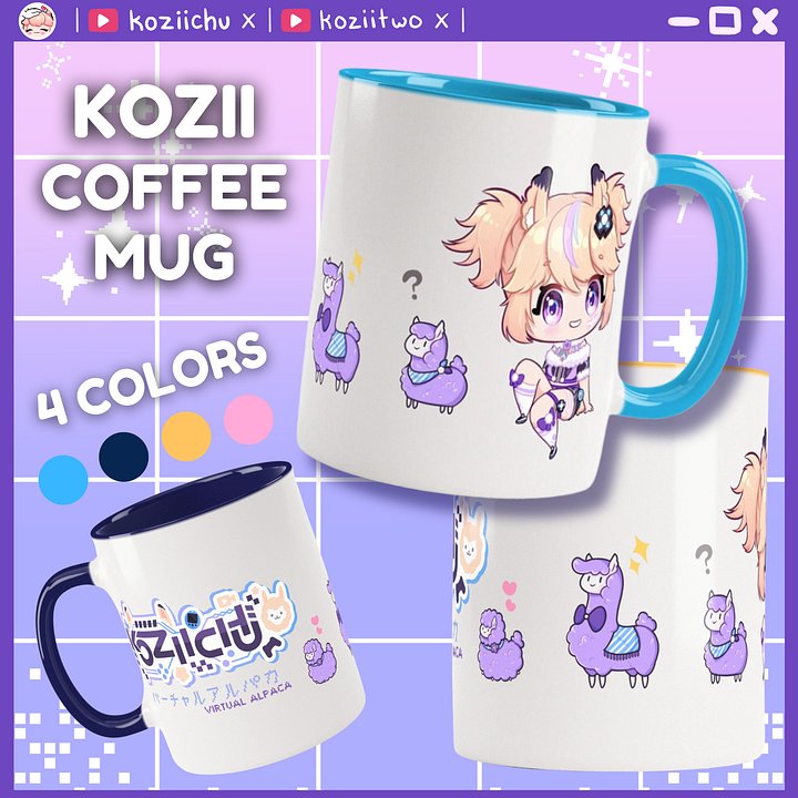 Kozii Chibi Alpaca Coffee Mug product image (1)
