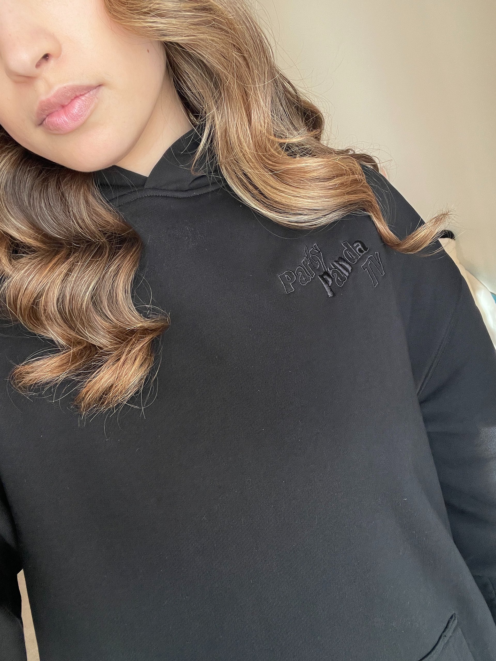 PartyPanda Black Hoodie product image (1)