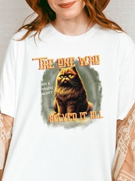 Cat Magical Funny Vintage Pulp Mystery Harry Potter Shirt product image (4)