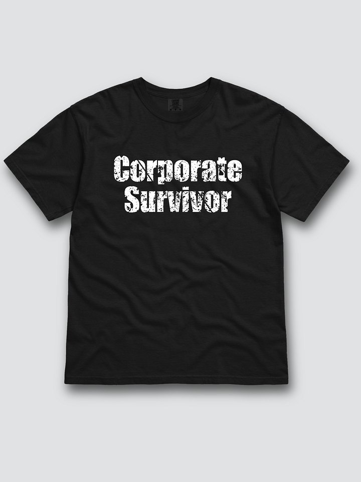 Corporate Survivor Black T-shirt product image (1)
