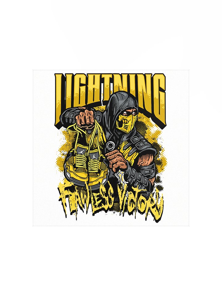 Wall Poster – Lightning Victory Statement Graphic Art Poster for Home Decor product image (1)