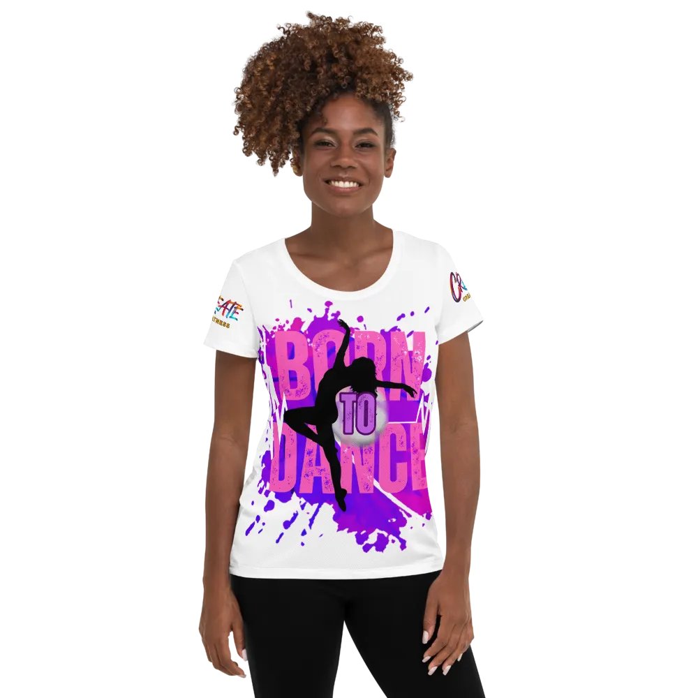 Dynamic Born to Dance Huge Print Athletic Tee product image (7)