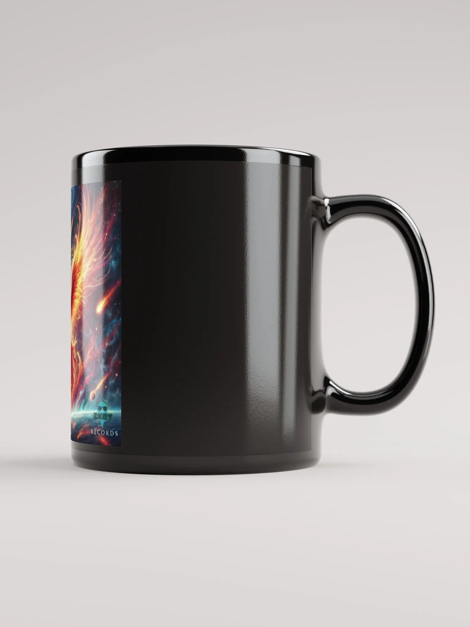Black Distorted Album Cover Mug - Show Your Support - Drinkware product image (3)