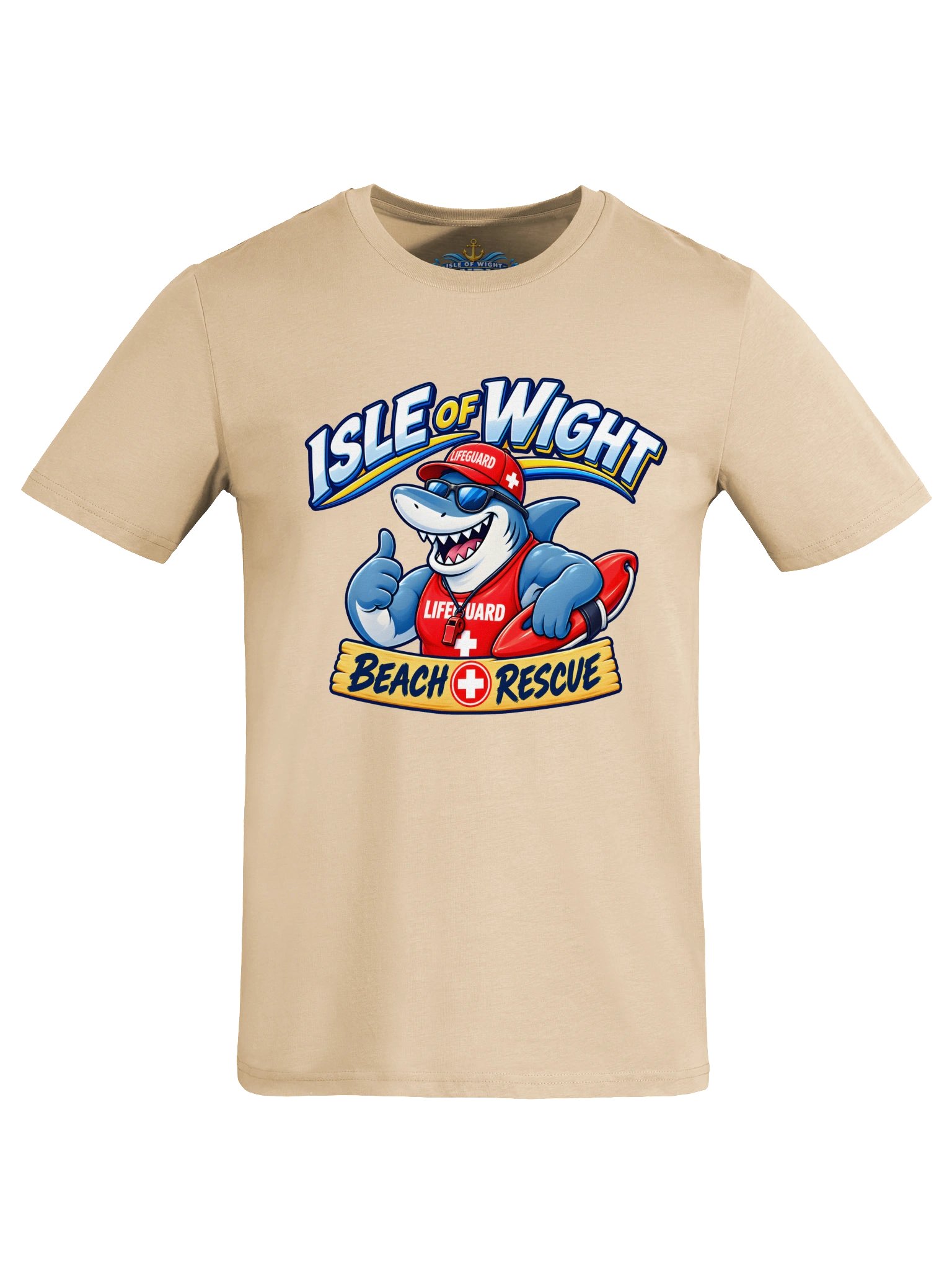 Isle of Wight Beach Rescue Shark T-Shirt product image (14)