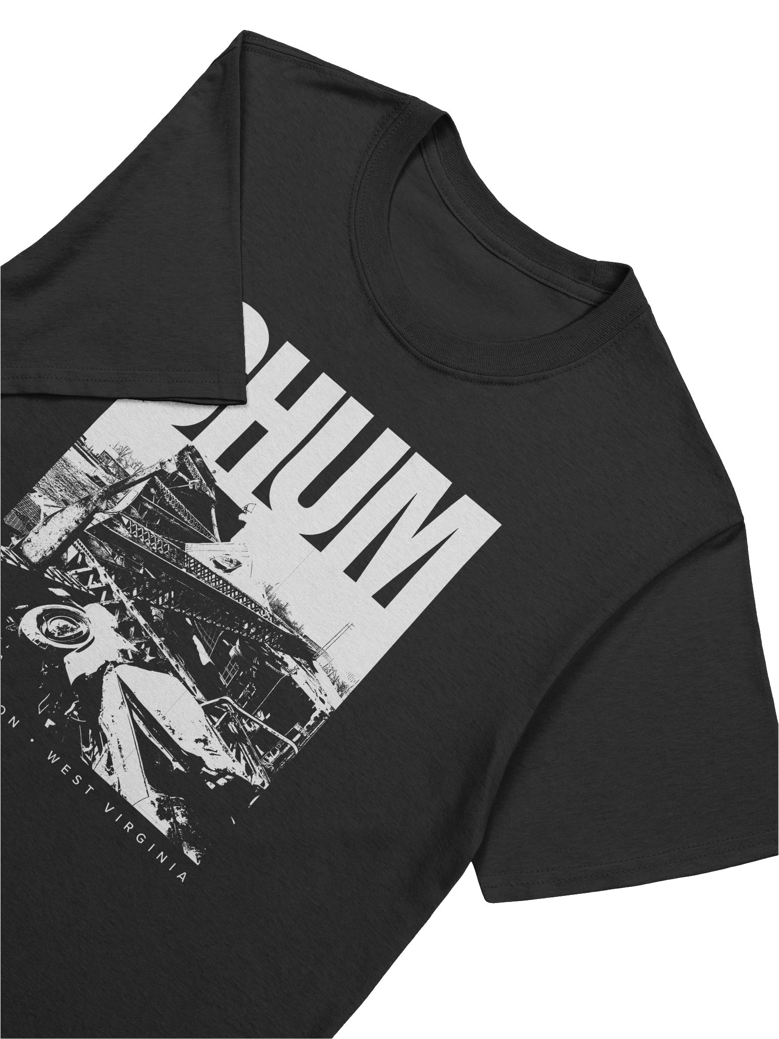 Silver Bridge tee (black) product image (2)
