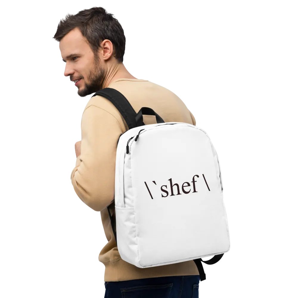 SHEF Logo BackPack product image (10)