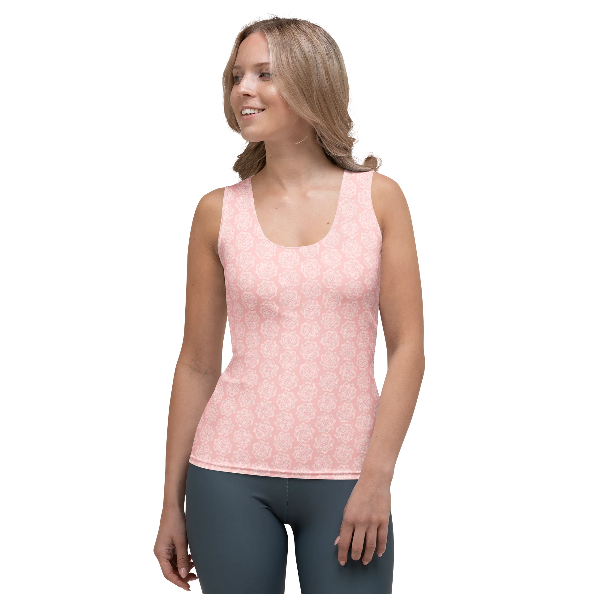 In Straps Tank - Blush product image (1)