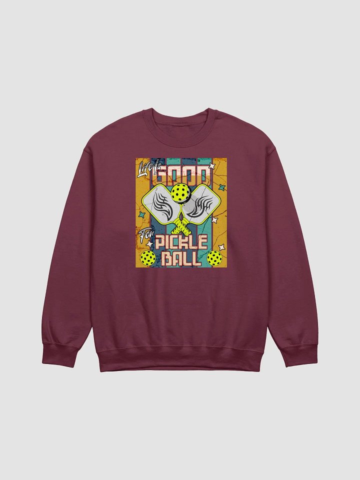 Life Is Good For Pickleball Vibes Crewneck Sweatshirt product image (9)