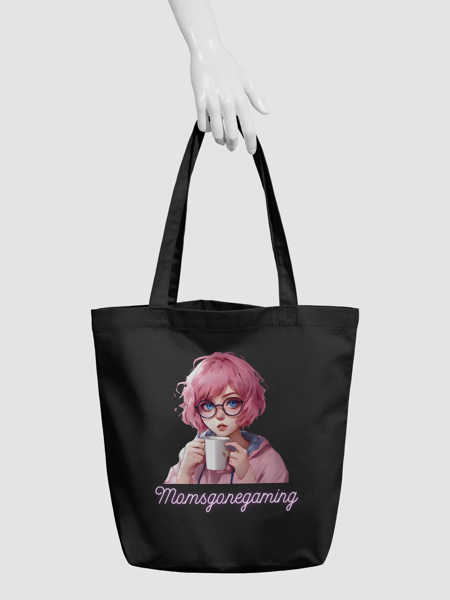 Gamer Chic Eco Tote: Momsgonegaming Edition product image (6)