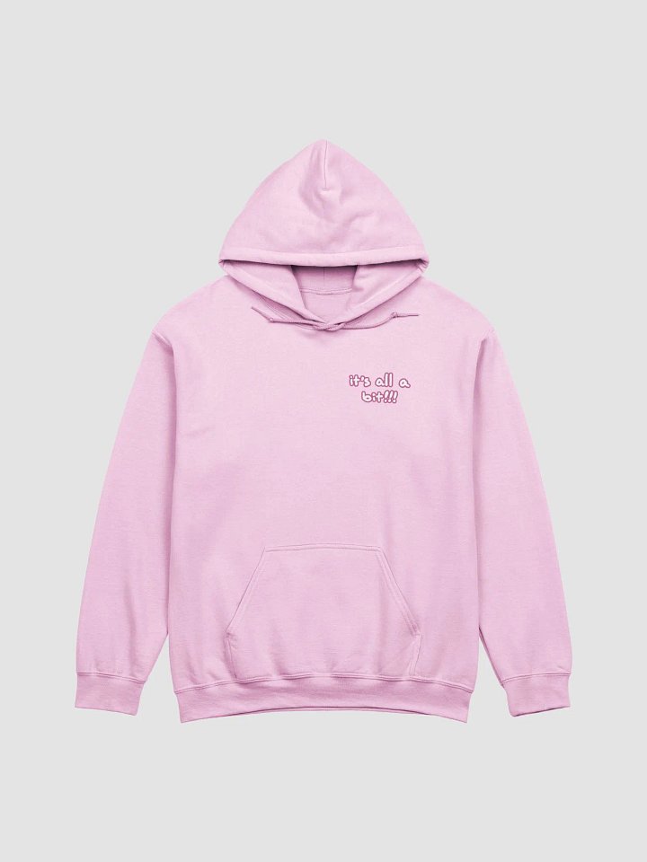 “It’s all a bit!!!” (sm. lined design, #CB6398) classic hoodie product image (44)