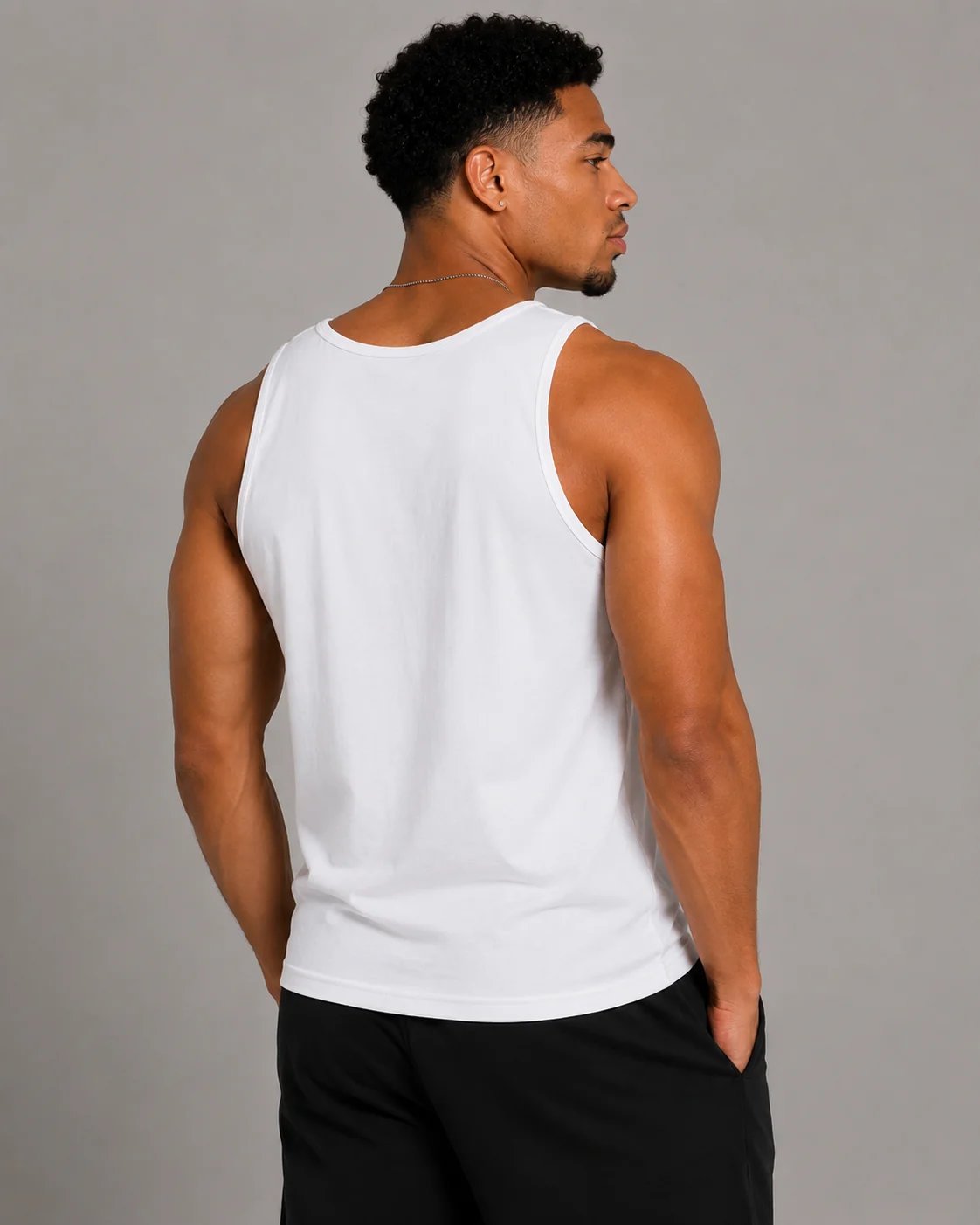 White Garment-Dyed Tank Top product image (2)