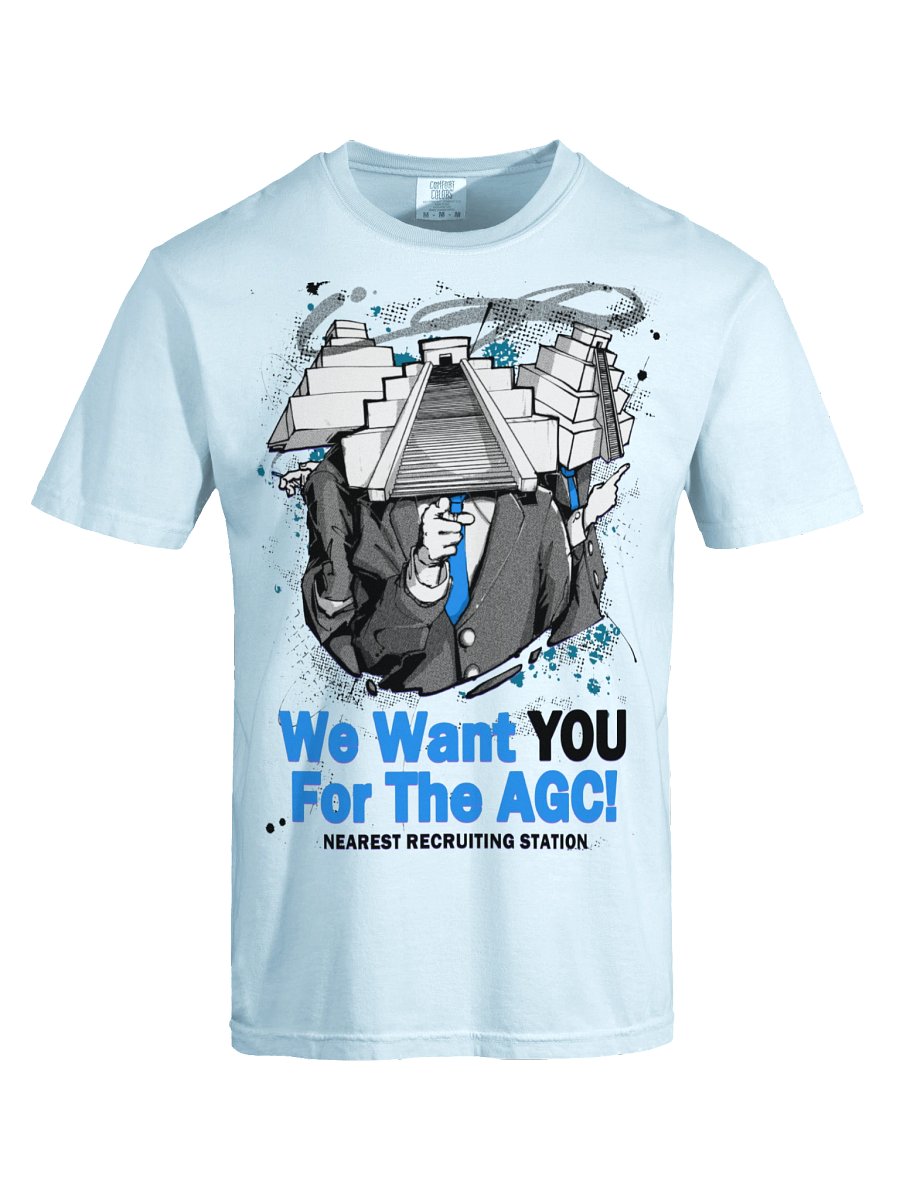 AGC RECRUIT TEE BLUE product image (5)