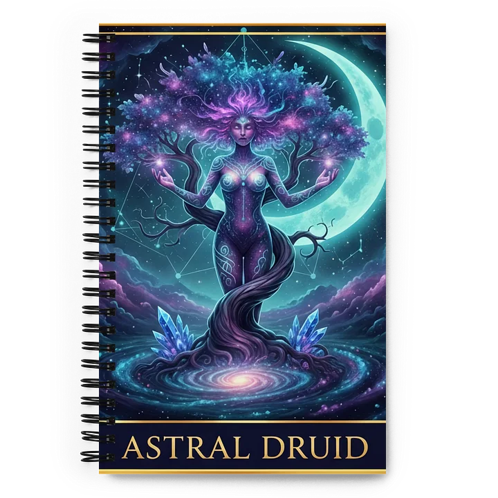 Astral Druid Spiral Notebook product image (1)