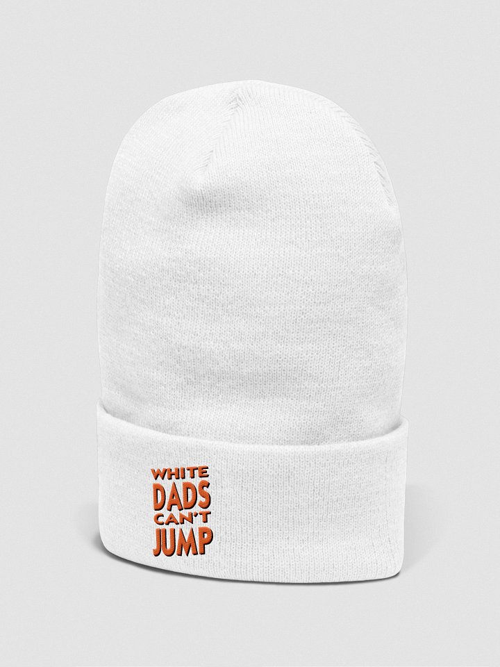 White Dads Can't Jump Winter Hat product image (7)