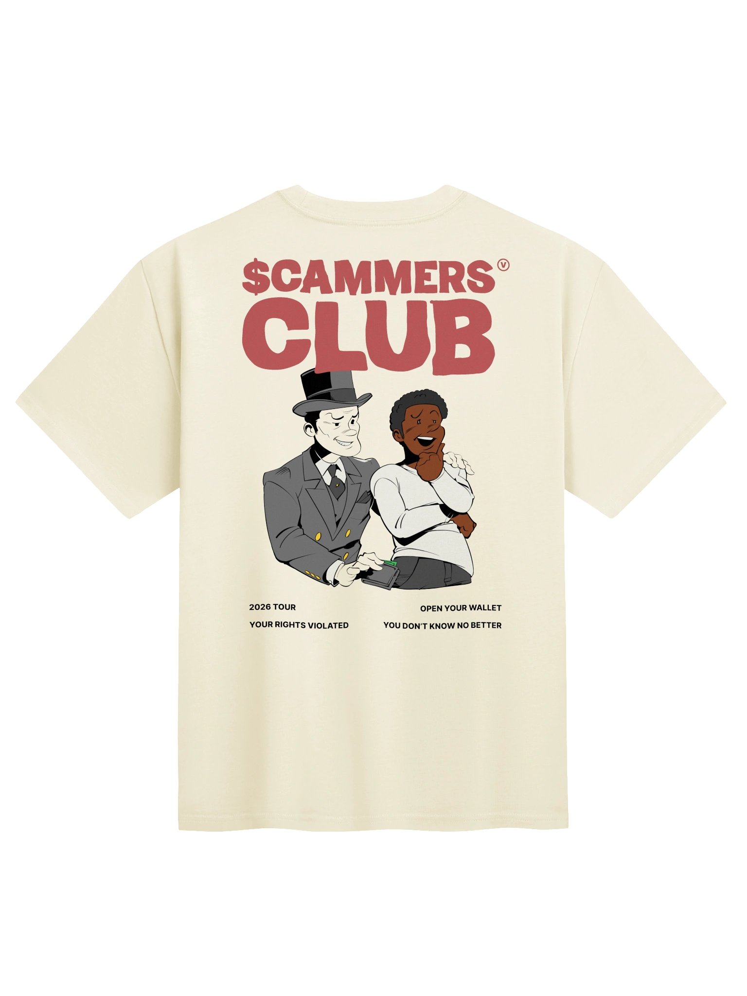 The Scammers Club "Wishful Thinking" Limited Tee (in the Light) product image (2)