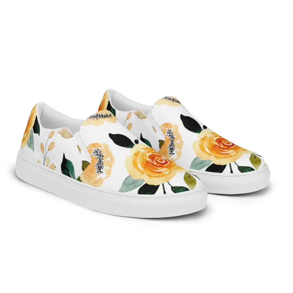 Yellow Rose Delight Slip-Ons product image (6)