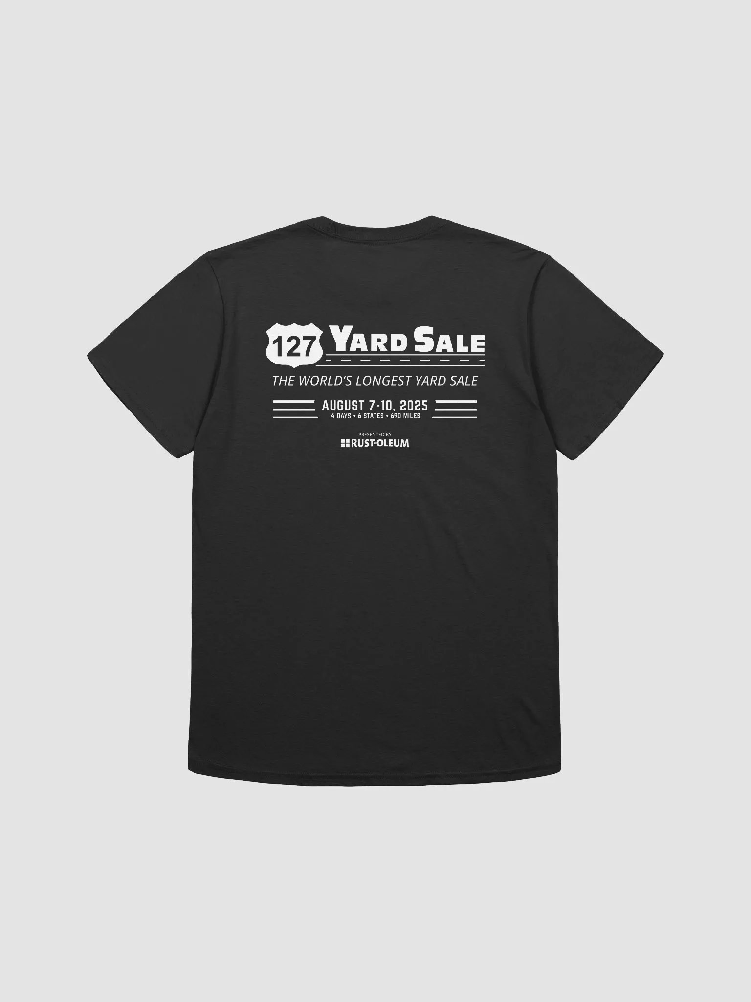 127 Yard Sale (2025) Vintage - Gildan Unisex Softstyle T-Shirt - Black product image (2)