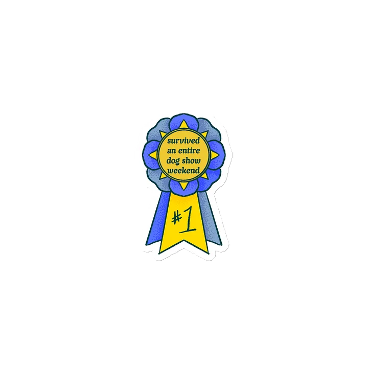 Rosette Series: Surived The Weekend Magnet product image (1)
