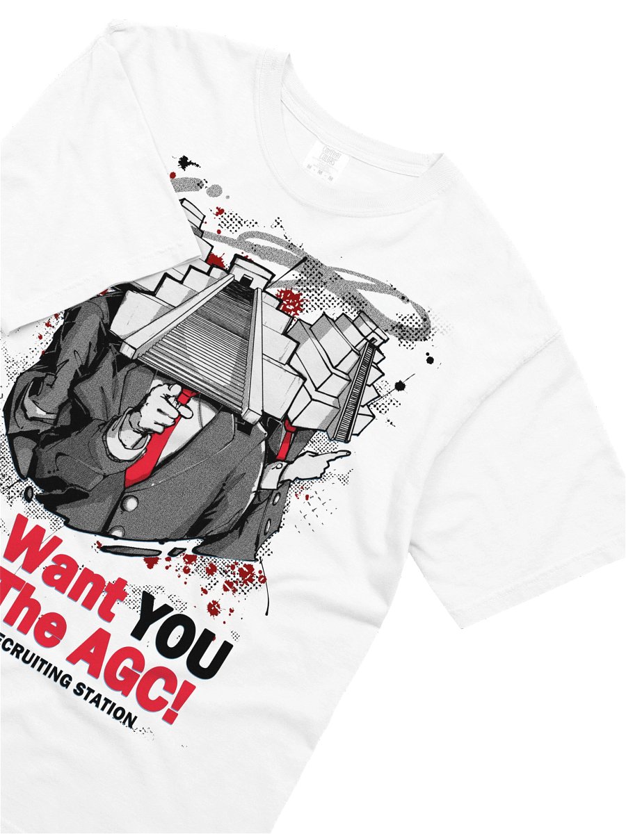 AGC RECRUIT TEE WHITE product image (7)