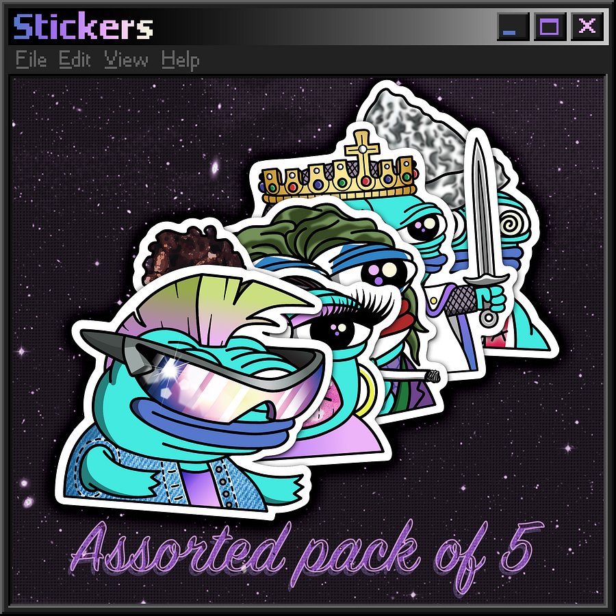 Assorted Pack of 5 Stickers product image (1)